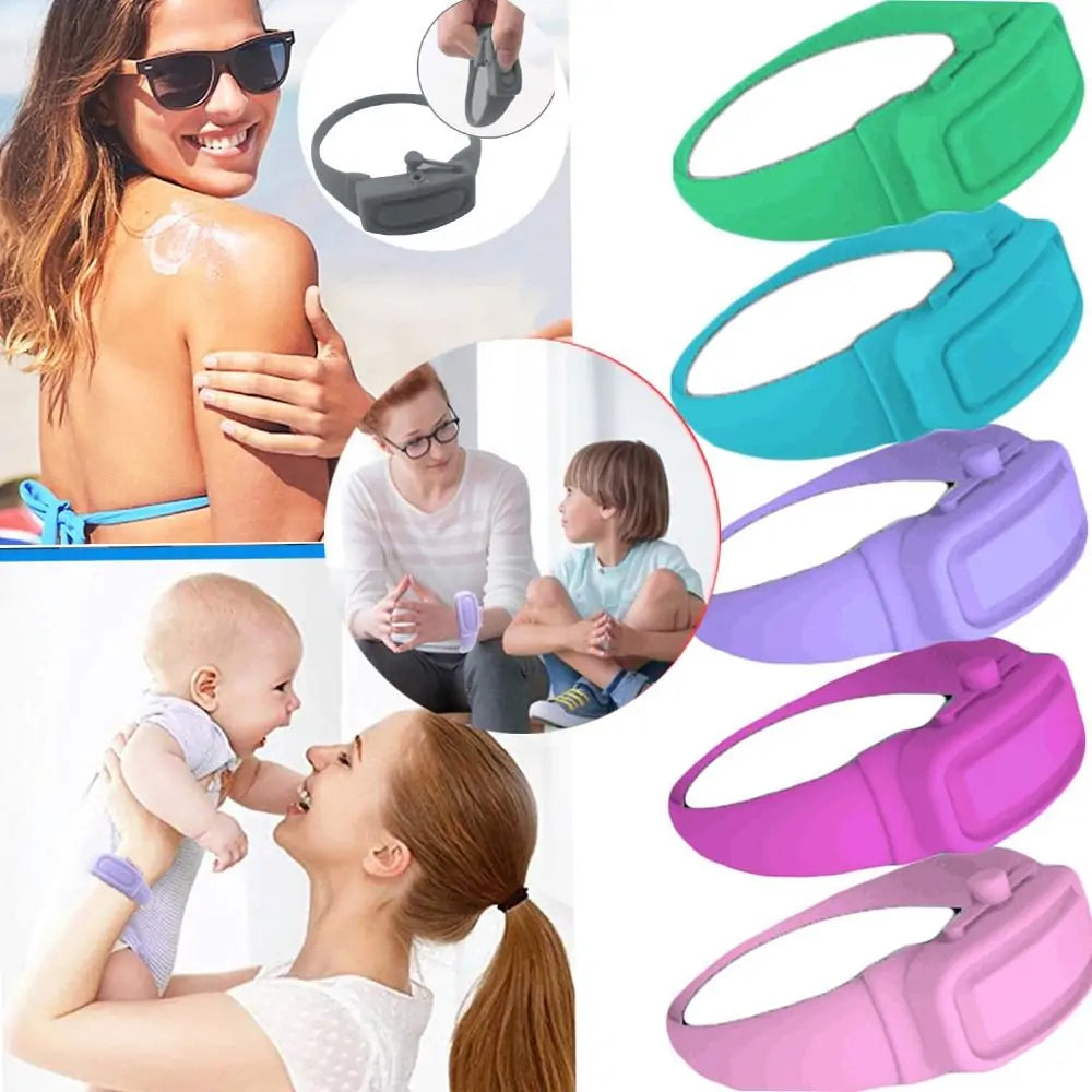 Wearable Hand Sanitizer Dispenser Bracelet