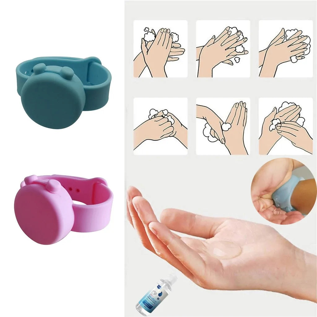 Wearable Hand Sanitizer Dispenser Bracelet