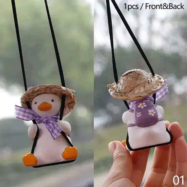 Car Pendant Swinging Duck