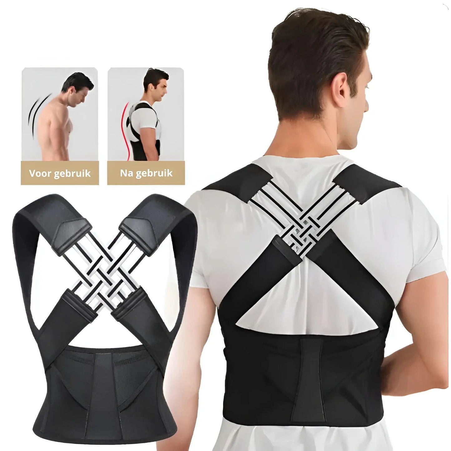 Shoulder And Back Posture Corrector Belt