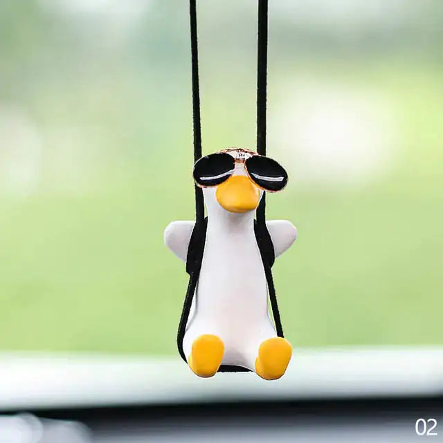 Car Pendant Swinging Duck